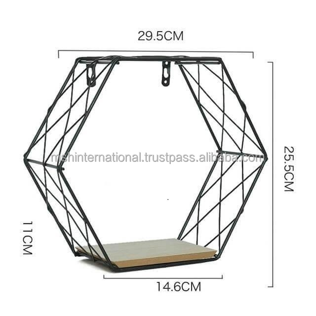 Floating Shelves Wall Mounted Rack Display Racks Innovative Wall Hanging Plant Stand Gor Home Decoration 