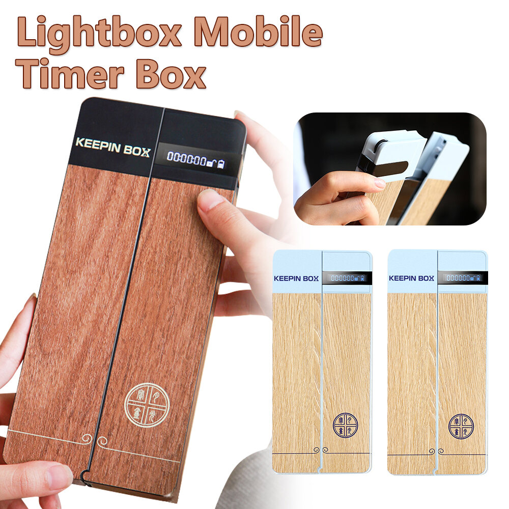 2022 Universal Mobile Phone Lock Box Self-discipline Phone Safe Timing Box Student Timer Electronic Locker Gift for Kids