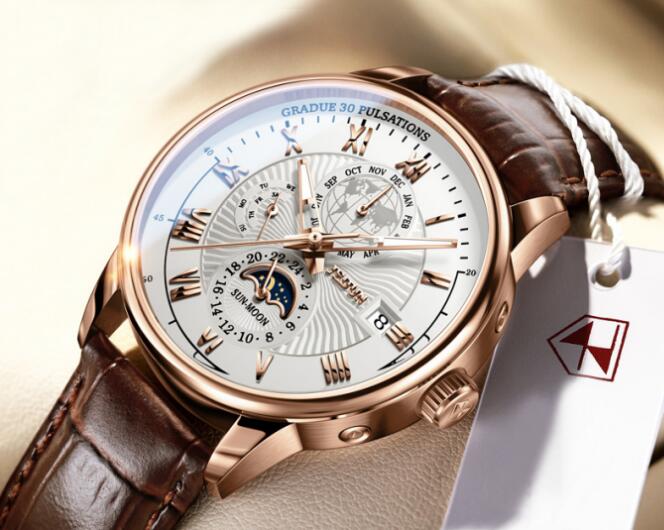 Custom Logo Hot Sale Luxury Brand Wrist Watches Men 