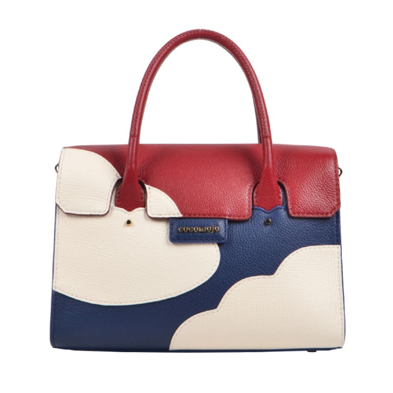 Ladies Satchel Leather Tote Bag Genuine Cow Leather Handbags 