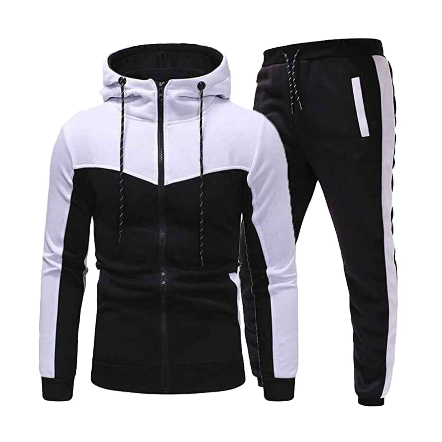High Quality Wholesale Polyester Nylon Men's Tracksuits Jogging Sweatsuit Sportswear 