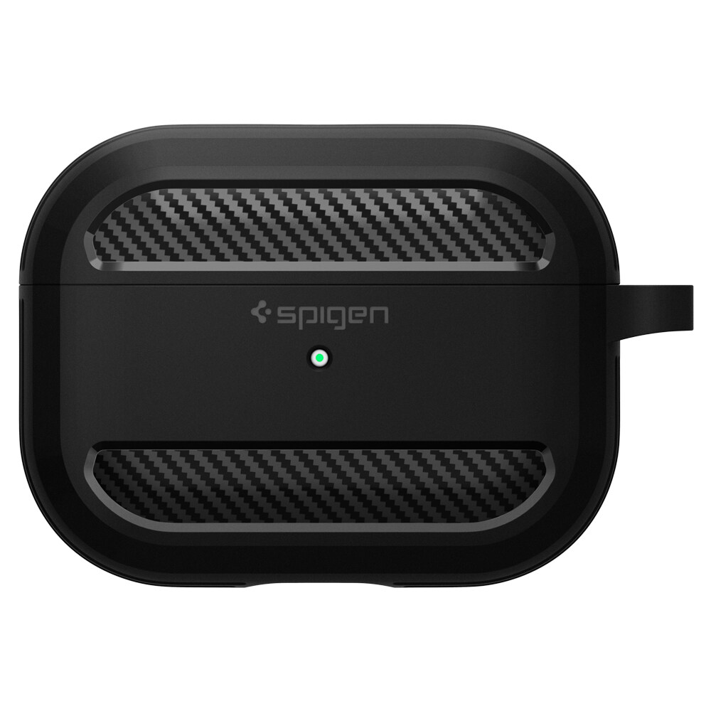 SPIGEN [Tough Armor] Airpods Pro / Airpods 2nd / Airpods 1st Case with Extreme Shockproof Protection and Included Key Ring *Front LED Visible* Compatible with Airpods Pro Case / Airpods 1 Case / Airpo
