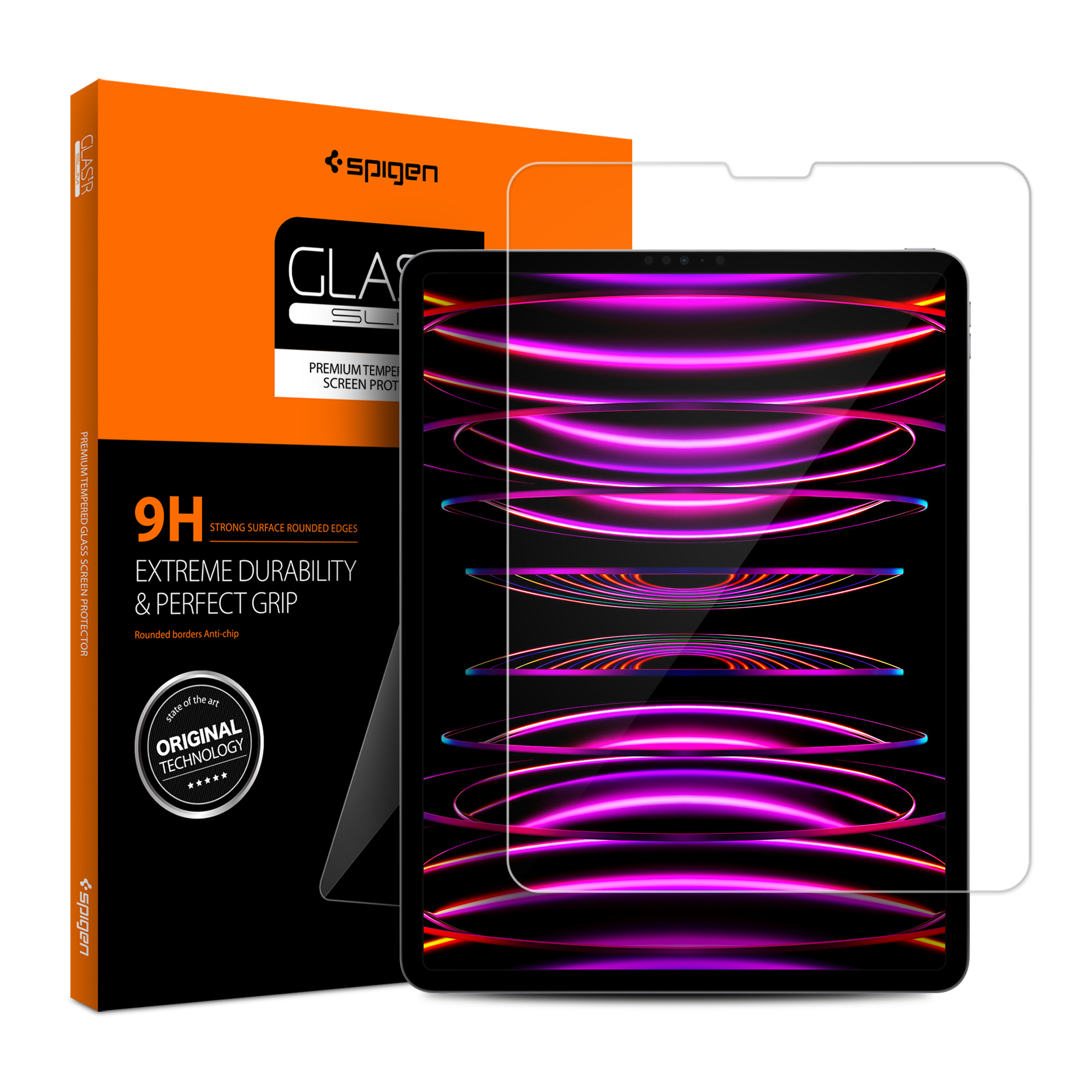 Spigen iPad Pro 12.9" (2022 / 2021 / 2020 / 2018) Tempered Glass iPad Pro 12.9-inch Screen Protector GLAS.tR Slim