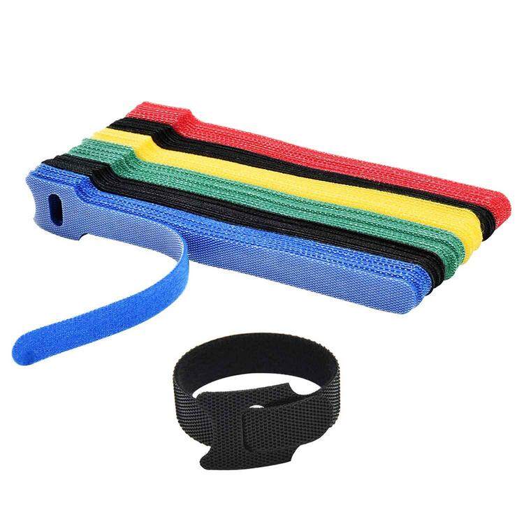 50PCS Velcro Data Cable Tie Fastening Cable Ties Wire Winder Earphone Holder Mouse Cord Tie HDMI Cable Management Wire Organizer Wraps For iPhone Samsung Huawei Xiaomi