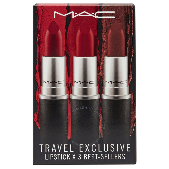 [SG seller] MAC Lipstick GIFTS SET x 3 BEST- SELLERS famous Chili & Lady Dange with Cockney (502), lady bug (510) and fresh morrocan (309)