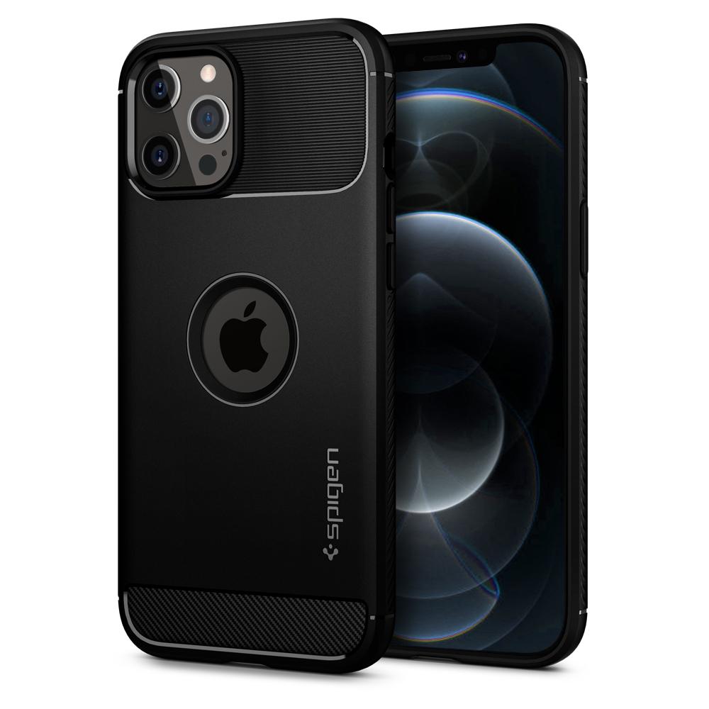 Spigen iPhone 12 Pro / iPhone 12 Case Rugged Armor Casing Mil-Grade Protection Car-inspired Design