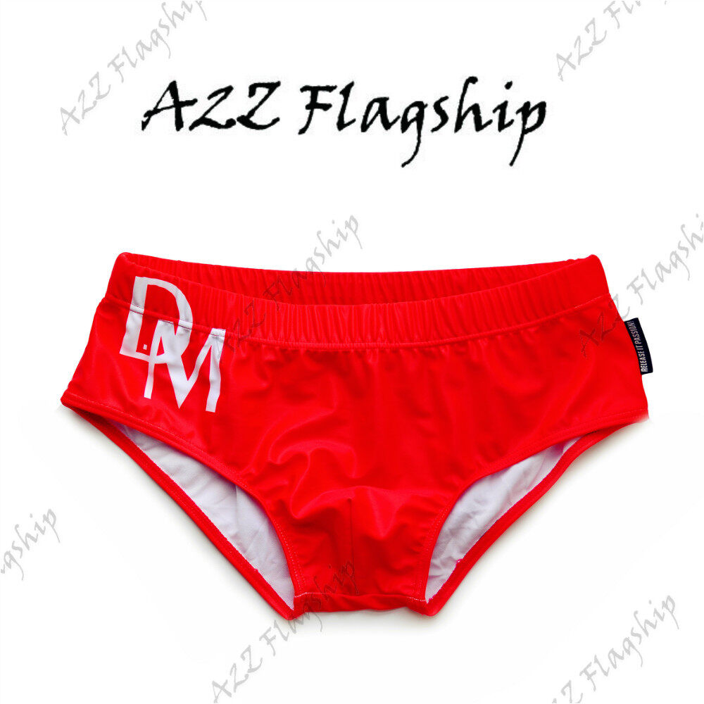WaterPlay Men Swimwear Sexy Swim Trunks Briefs Swimming Male Swimsuit DM9002 DMSWIM