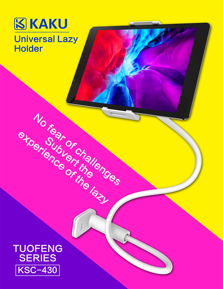 【Local Seller】Universal lazy holder / Holder of iPhone or iPad or other Android devices from 4 to 10.6 inches / Wide compatibility