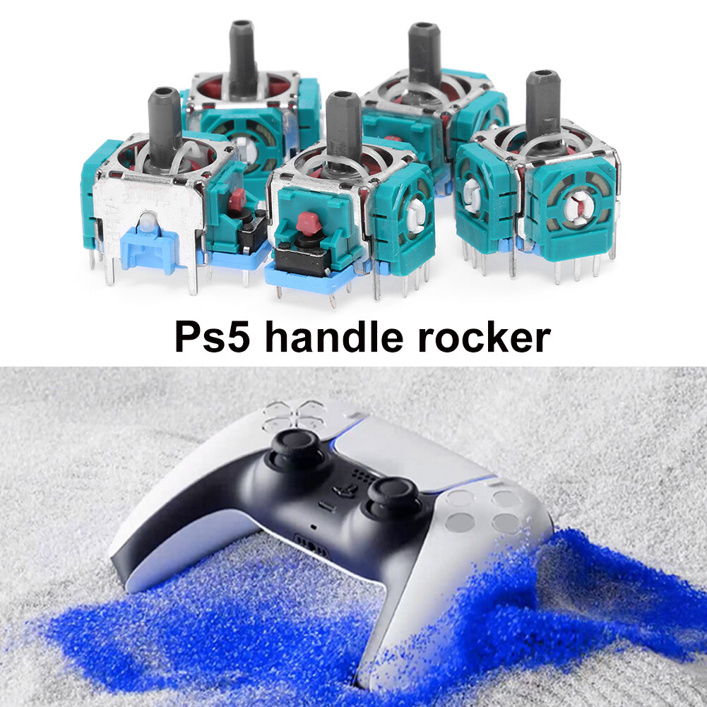 5pcs Joystick Axis Analog Sensor Module Game Console Replacement Thumb Stick Repair Parts for Ps5 Controller
