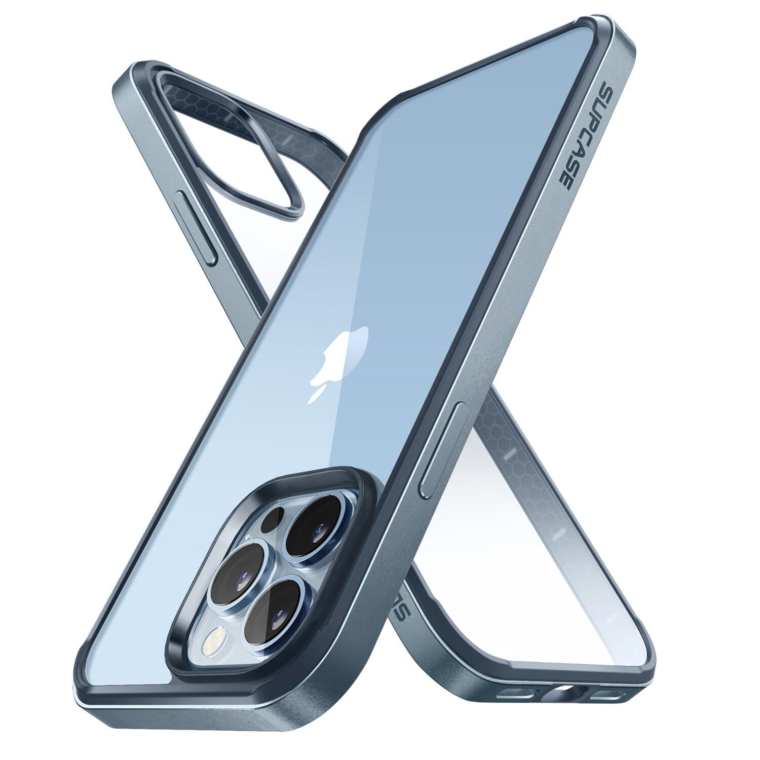 SUPCASE For iPhone 13 Pro Max Case 6.7 inch (2021) UB Edge Slim Frame Case Cover with TPU Inner Bumper & Transparent Back