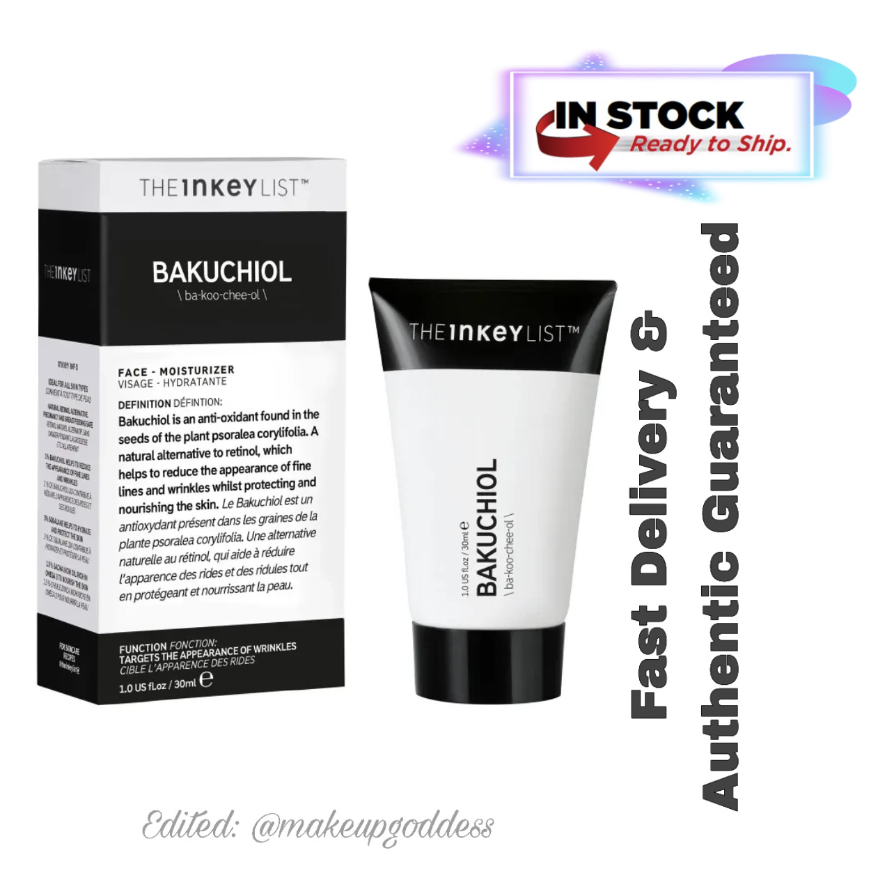 ?SG SELLER? THE INKEY LIST Bakuchiol( 30ml )