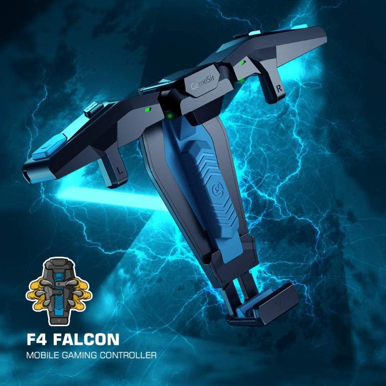 Free Gift Promo! GameSir Mobile Game Controller F4 Falcon, Zero Latency Foldable Gaming Trigger, Plug and Play Mobile Trigger